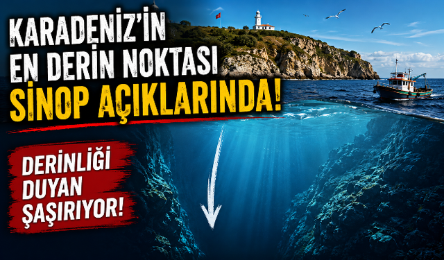 Karadeniz'in En Derin Noktası Sinop Açıklarında! Derinliği Duyan Şaşırıyor