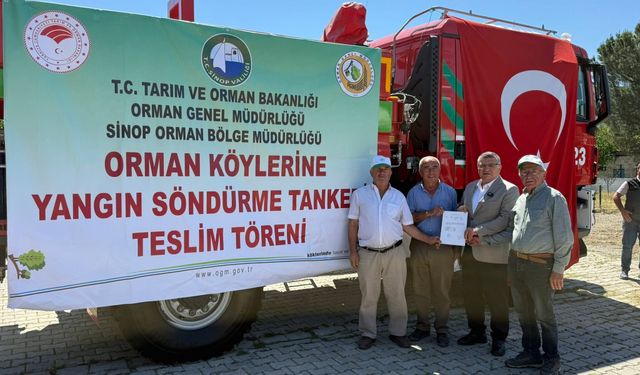 Orman köylerine su tankerleri tahsis edildi