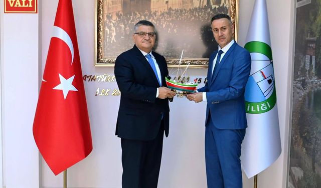 Başsavcı Pektaş'tan Vali Özarslan'a veda ziyareti