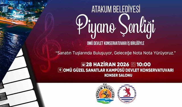 Samsun'da Piyano Şenliği gerçekleştirilecek