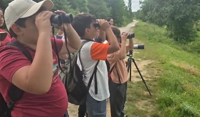 Sinop'ta öğrenciler biyoçeşitliliği yerinde gözlemledi
