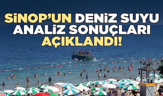 Sinop’ta deniz suyu kalitesi takip ediliyor!