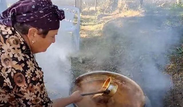 Gerze'de dutlar pekmeze dönüşüyor
