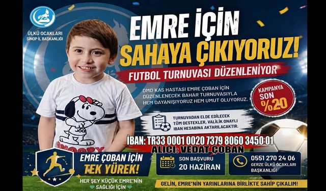 Ülkü Ocakları’ndan Emre Çoban için dayanışma turnuvası