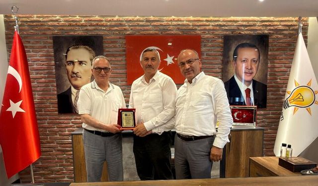 Sinop'taki fuarın ardından Başkan Üçüncüoğlu'na teşekkür