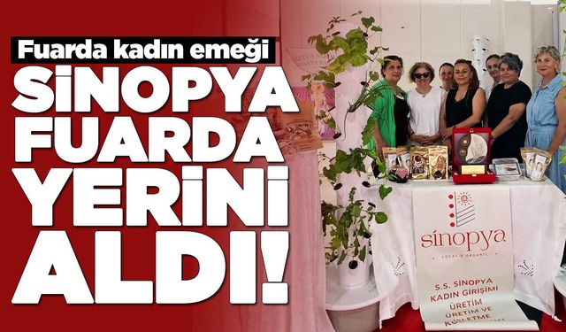 Sinopya Kadın Kooperatifi, Karadeniz Tarım Fuarı’nda ilgi çekti!