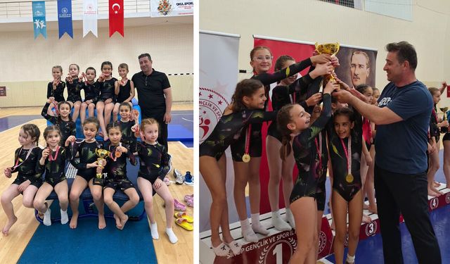 Minderin küçük yıldızları kupalarına kavuştu!