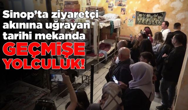 Binlerce turist Sinop'ta geçmişe yolculuk yaptı