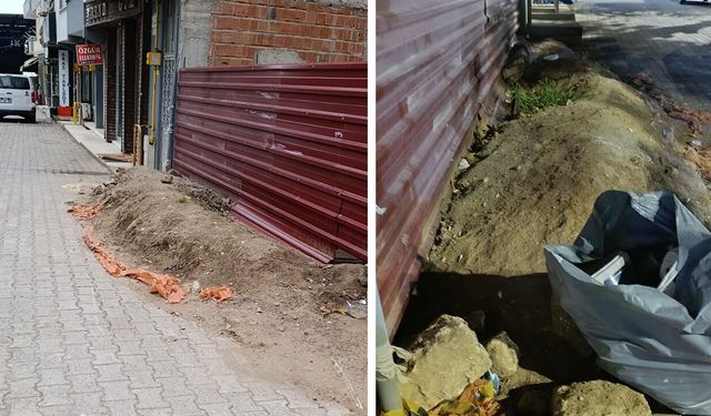 Sinop’ta kazı sonrası bırakılan toprak yığını tepki çekti
