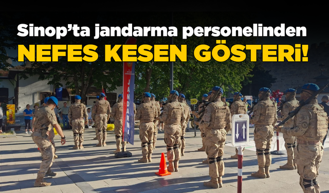 Sinop'ta Jandarma Teşkilatının 187. kuruluş yıl dönümü kutlandı