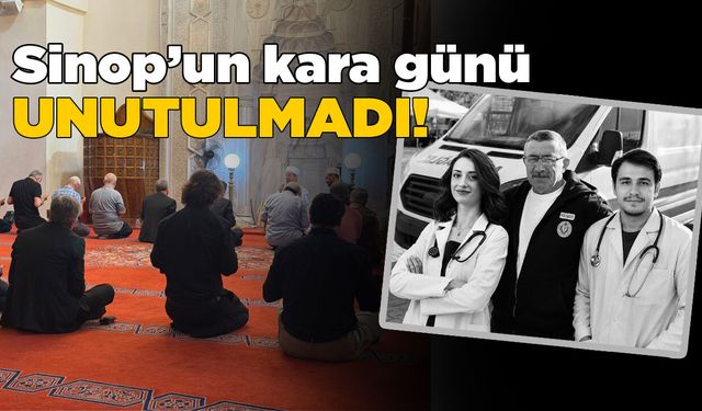 Sinop’ta hayatını kaybeden sağlık çalışanları dualarla anıldı
