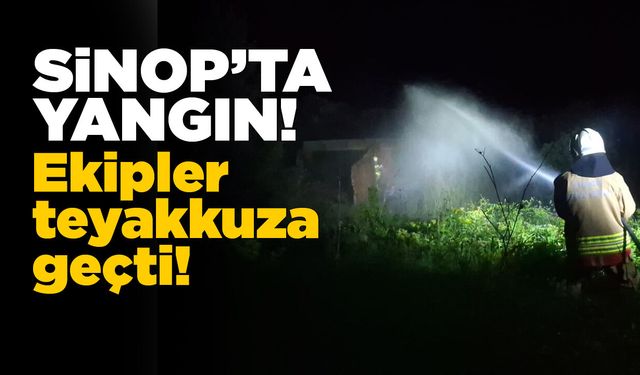 Yaktıkları ateşi söndürmeden gittiler!