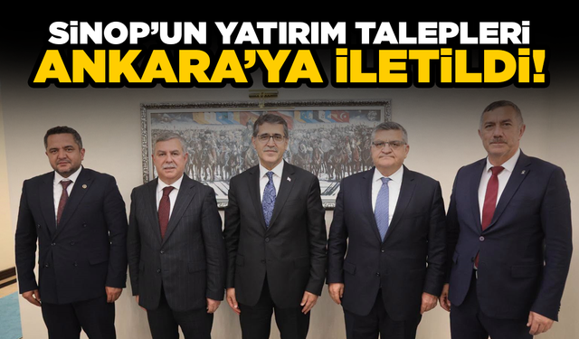 Sinop heyetinden Strateji ve Bütçe Başkanlığına ziyaret