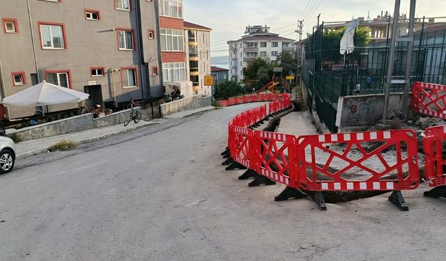 Sinop il merkezinde elektrik altyapı çalışmaları