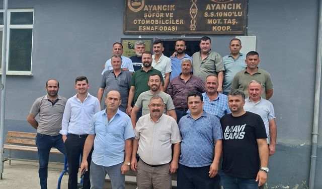 Ayancık Nakliyeciler Karayolu Yük Taşıma Kooperatifi Başkanını seçti