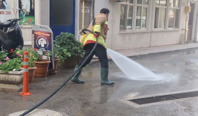 Sinop’ta mahallelinin temizlik talebi karşılık buldu