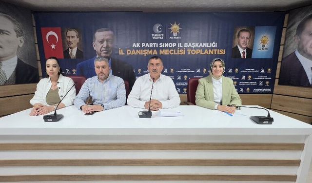 AK Parti Sinop'ta İl Danışma Kurulu Toplantısı Gerçekleştirdi