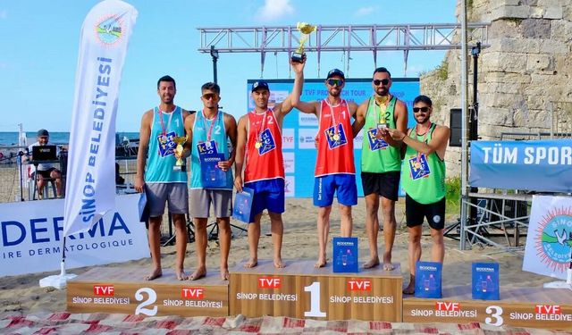 Sinop'taki Bioderma Pro Beach Tour Grand Slam heyecanı sona erdi