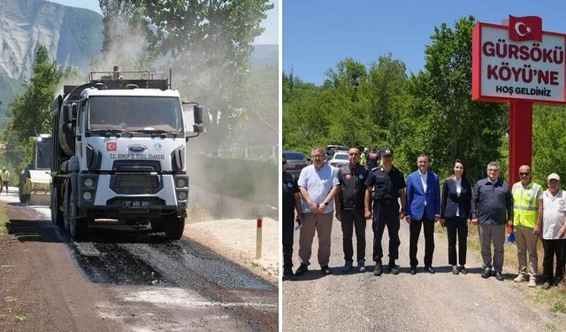 Sinop'ta 2026 yılı asfalt sezonu başladı