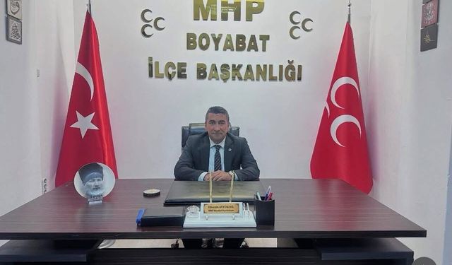 MHP Boyabat İlçe Başkanı Ayyüksel güven tazeledi