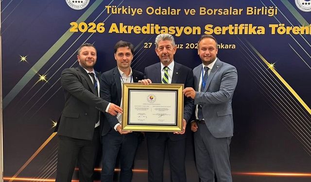Sinop TSO’nun hizmet kalitesi tescillendi
