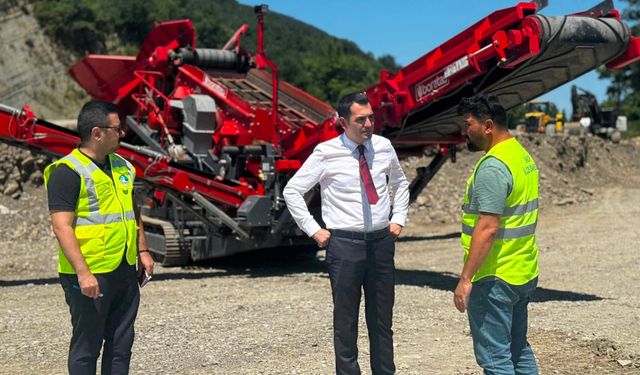 Kaymakam Kürkcü sahaya indi
