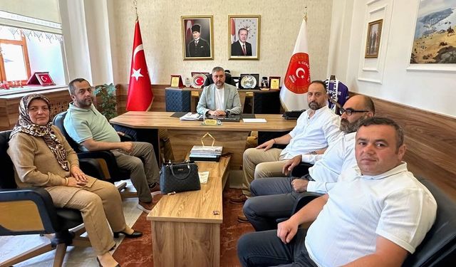 Erfelek Esnaf ve Sanatkarlar Odası’ndan Ersin Yaman’a ziyaret