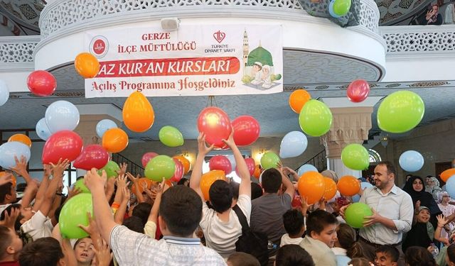 Gerze'de yaz Kur'an kursları başladı