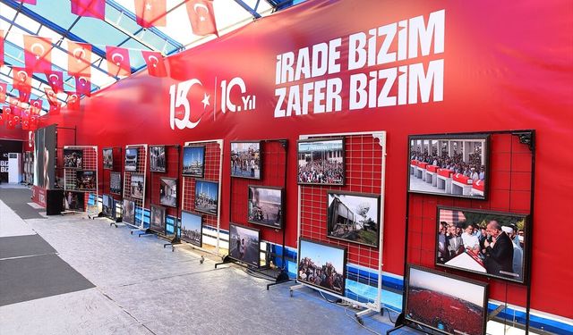 Çorum'da '15 Temmuz Anma Çadırı' ziyarete açıldı