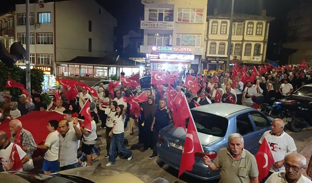 Gerze'de 15 Temmuz programı düzenlendi