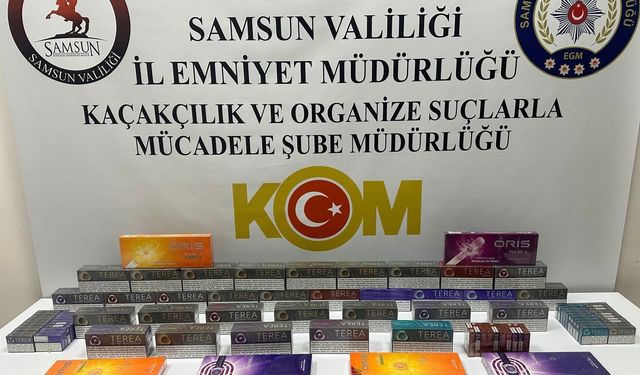 Kaçak tütün ürünleri ele geçirildi
