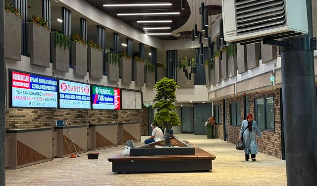 Karabük Şehirlerarası Otobüs Terminali yenilendi