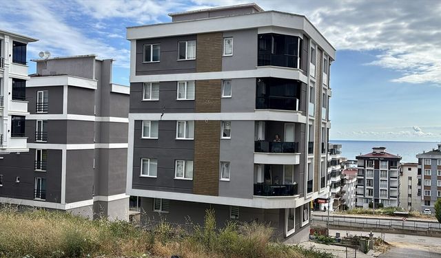 Samsun'da 5 katlı bina tahliye edildi