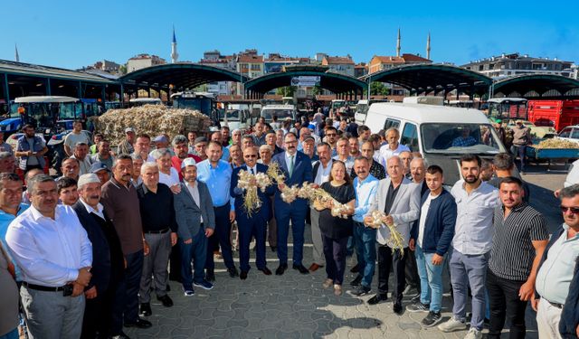 Taşköprü Sarımsak Pazarı açıldı