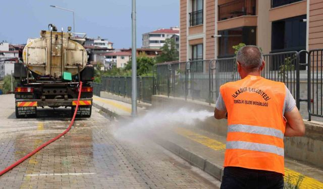 İlkadım'da kapsamlı temizlik çalışması yapıldı