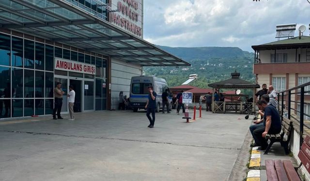 Makinenin çarptığı taşın sekerek isabet ettiği kadın öldü