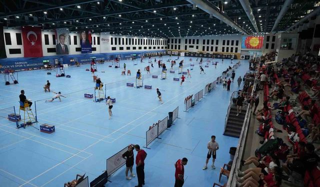 Samsun'da badminton heyecanı
