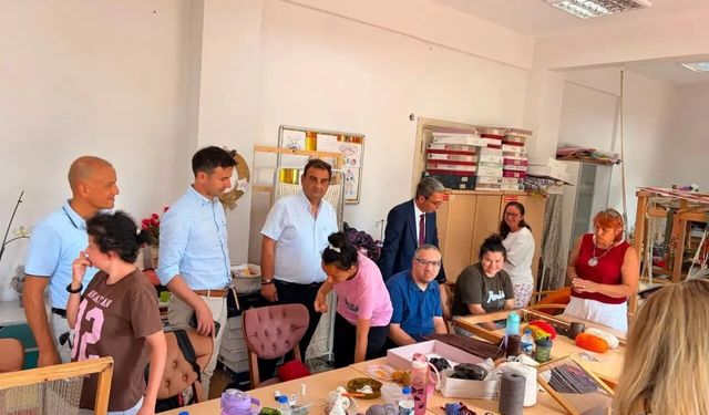 Sinop'ta özel bireyler el sanatlarıyla engelleri aşıyor