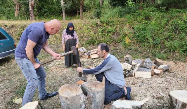 Sinop'un köylerinde kış hazırlığı başladı