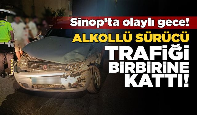 "Dur" ihtarına uymayan alkollü sürücü ekipleri peşine taktı!