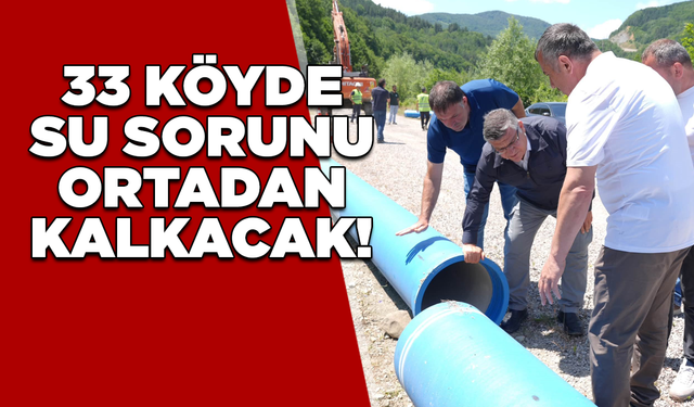 Sinop’ta 33 köyün içme suyu sorununa kalıcı çözüm!