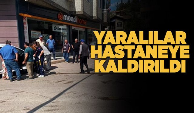 İki otomobil çarpıştı: 2 yaralı var!
