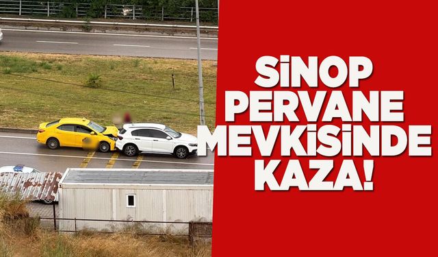 Sinop'ta kaygan yol kazaya neden oldu