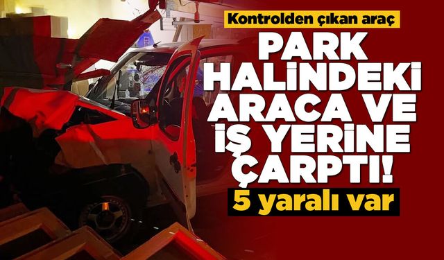 Sinop'taki kazada 5 kişi yaralandı!