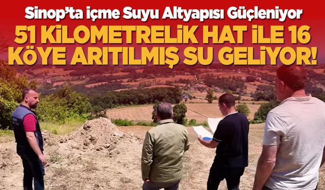 Vali Özarslan: "16 köy sağlıklı içme suyuna kavuşacak"