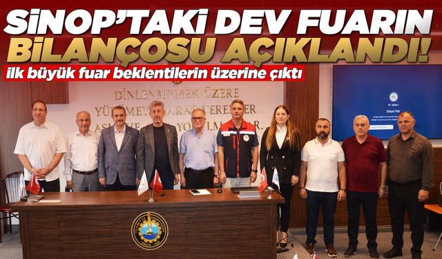 Sinop fuarında 500 milyon liralık ticaret hacmi!