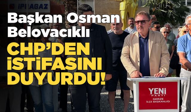 CHP Gerze'de istifa rüzgarı!