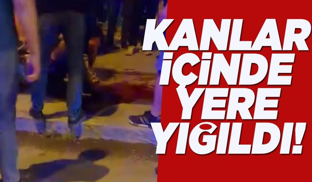 Sinop'ta kanlı kovalamaca: Cadde ortasında bıçaklandı!