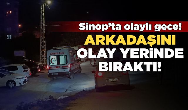 Yaralı arkadaşını umursamadı, kaza mahallinden kaçtı!