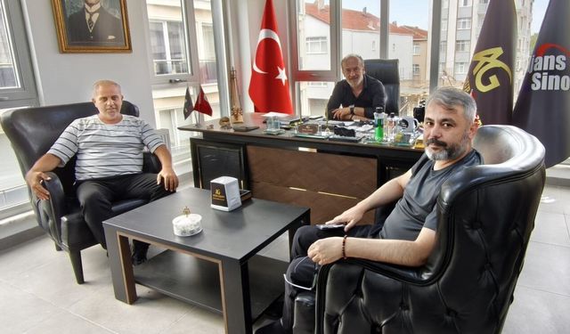 Gazeteci Özşahin ve Aksu’dan Ajans Sinop’a ziyaret